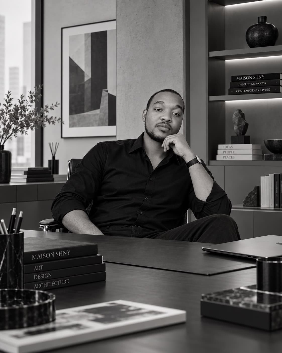 Shnyder Joseph, founder of Maison SHNY, in his studio